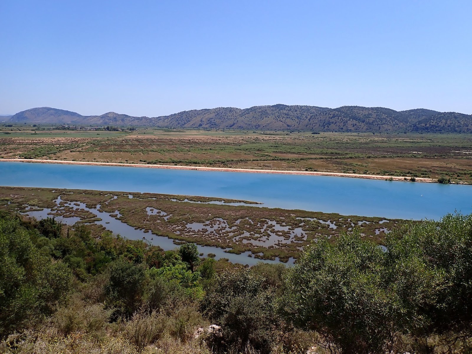 Landscape shot of the Vrina marshes